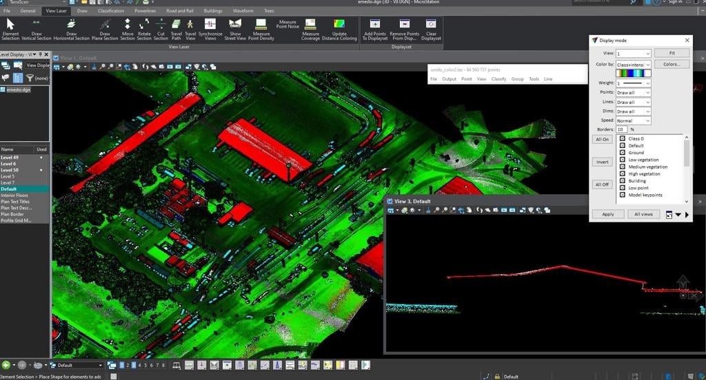 최신 회사 사례 UAV LiDAR 스캐닝 시스템 Geosun GS-100M+ 건물용 애플리케이션